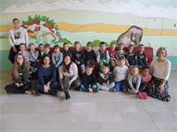 Besuch der Schulanfänger der Biber-, Bären- und Froschgruppe  in der Volksschule Oberalm