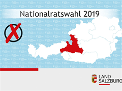 Darstellung des Landes Salzburg zur Nationalratswahl 2019